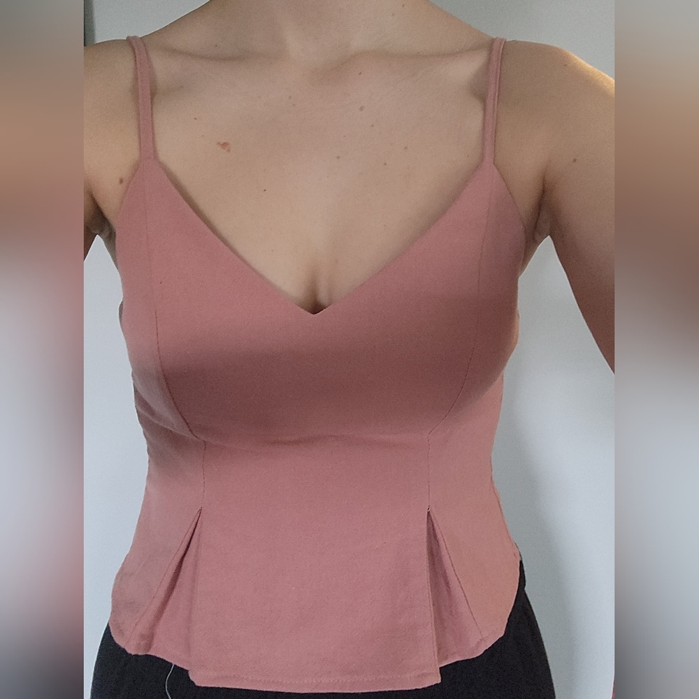 Mauve crop top